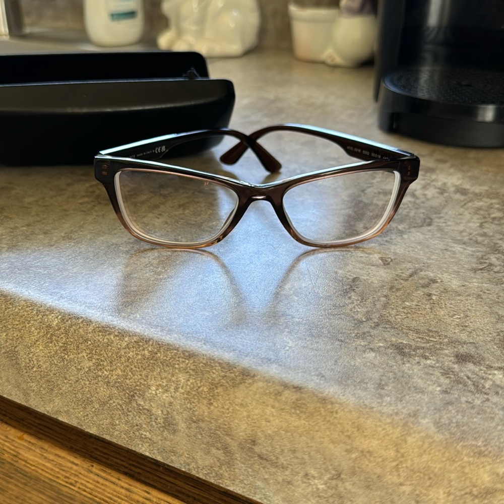 Versace two-tone eyeglasses. Brand new.